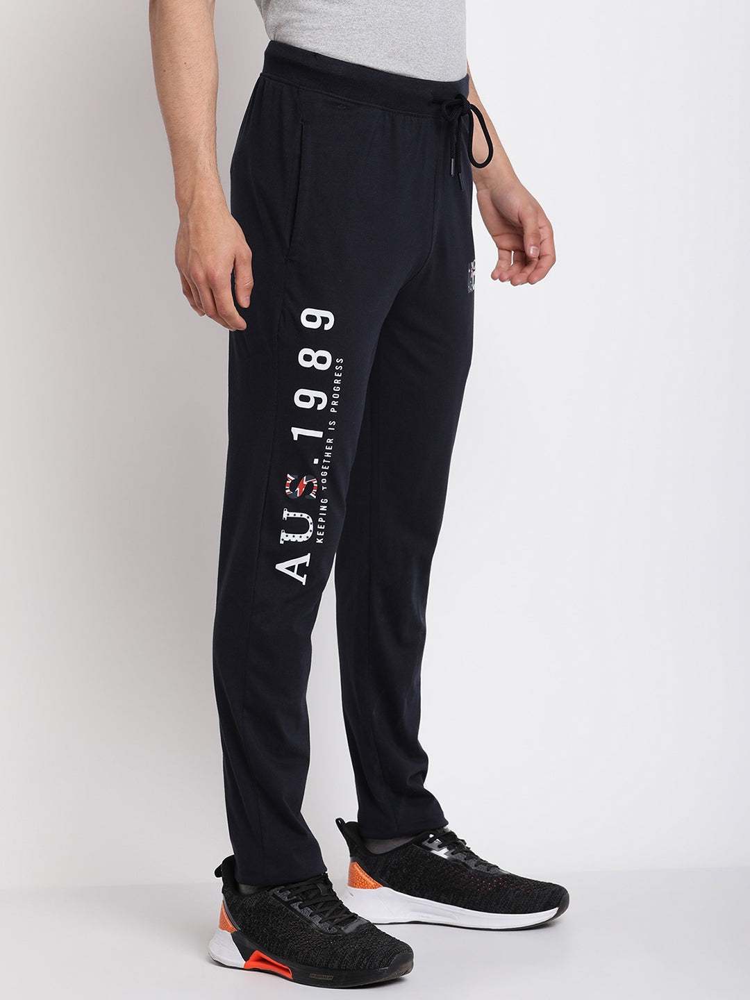 Cantabil Men's Navy Track Pants (6769630642315)