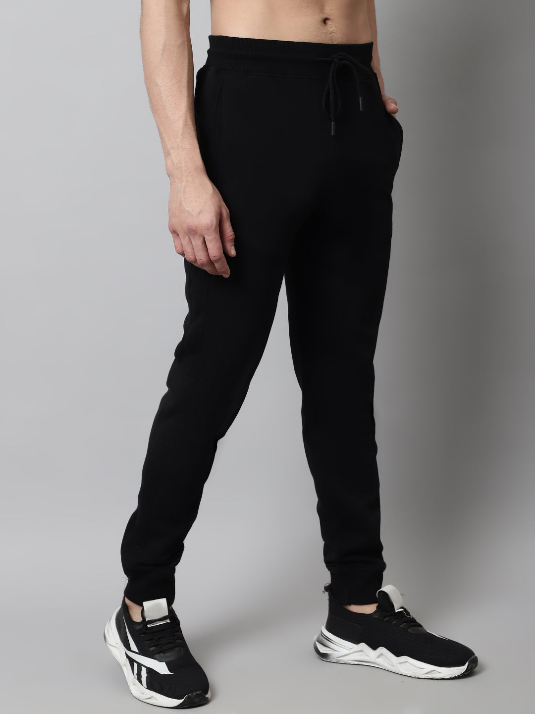 Cantabil Mens Black Track Pant (7061822079115)