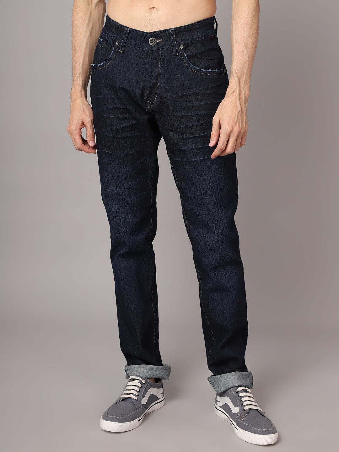 Buy Michael Kors Men Indigo Dark-Wash Mk Charm Straight-Fit Jeans for Women  Online | The Collective