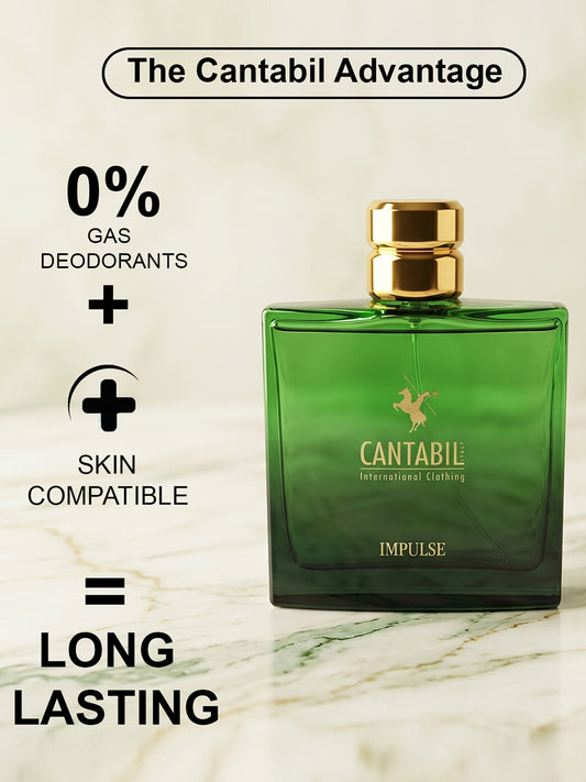 Cantabil Unisex Impulse Perfume Long Lasting Fragrance | 100 ml