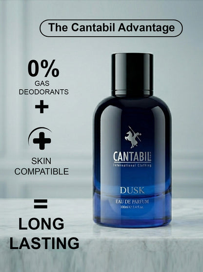 Cantabil Luxury Long Lasting Dawn & Dusk Perfume for Men & Women | 2x100ml with Lemon, Jasmine & Musk | Eau De Parfum