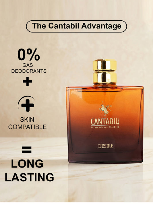 Cantabil Unisex Desire Perfume Long Lasting Fragrance | 100 ml