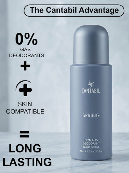 Spring Deo Perfume for Men & Women | 3X150ml Long Lasting Body Spray Deodorant