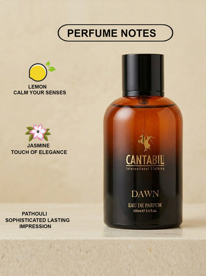 Cantabil Luxury Long Lasting Dawn & Dusk Perfume for Men & Women | 2x100ml with Lemon, Jasmine & Musk | Eau De Parfum