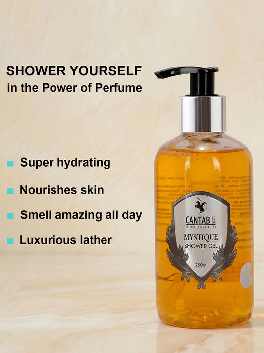 Luxury Mystique Shower Gel for Men & Women | Pack of 2 x 200ml Each | Unisex Bodywash | Deep Cleansing, Hydrating, Moisturising | Suitable for All Skin Types