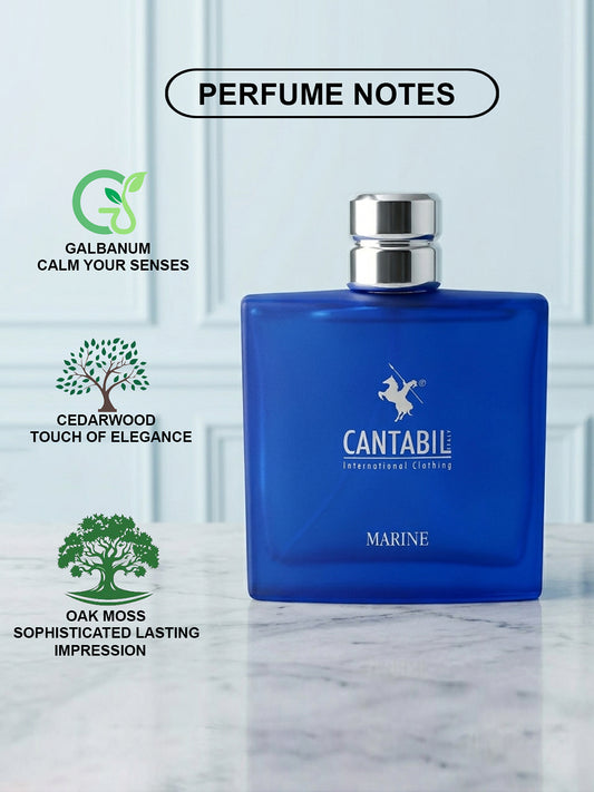 Cantabil Unisex Marine Perfume Long Lasting Fragrance | 100 ml