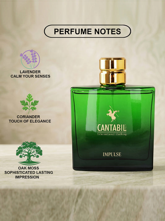 Cantabil Unisex Impulse Perfume Long Lasting Fragrance | 100 ml