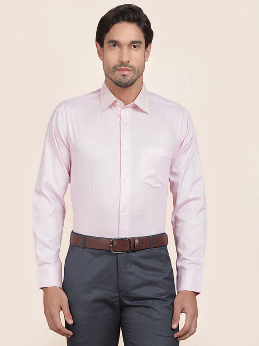 Formal Shirt for Men l Breathable & Soft with Color Fastness Regular Fit  Cotton Fabric Solid Pattern