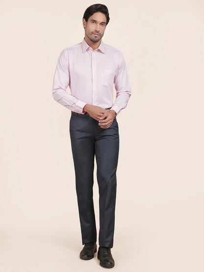 Formal Shirt for Men l Breathable & Soft with Color Fastness Regular Fit  Cotton Fabric Solid Pattern
