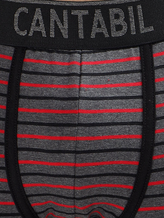 Men's Mix Printed Cotton Elastane Stretch Ultrasoft Fabric Pack of 3 Trunk