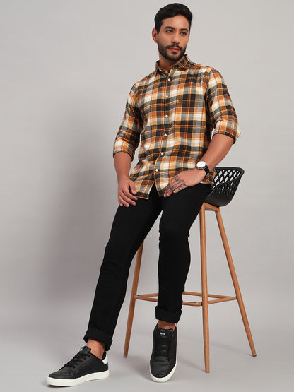 Denim Jeans for Men l Breathable & Soft with Color Fastness Ultra Narrow Fit Cotton Fabric Solid Pattern Button Closure