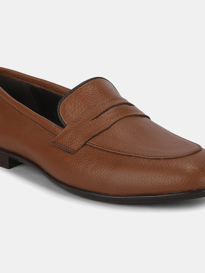 Men's Tan Solid Formal Shoes