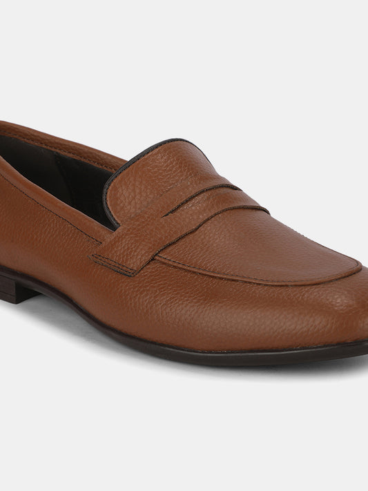 Men's Tan Solid Formal Shoes