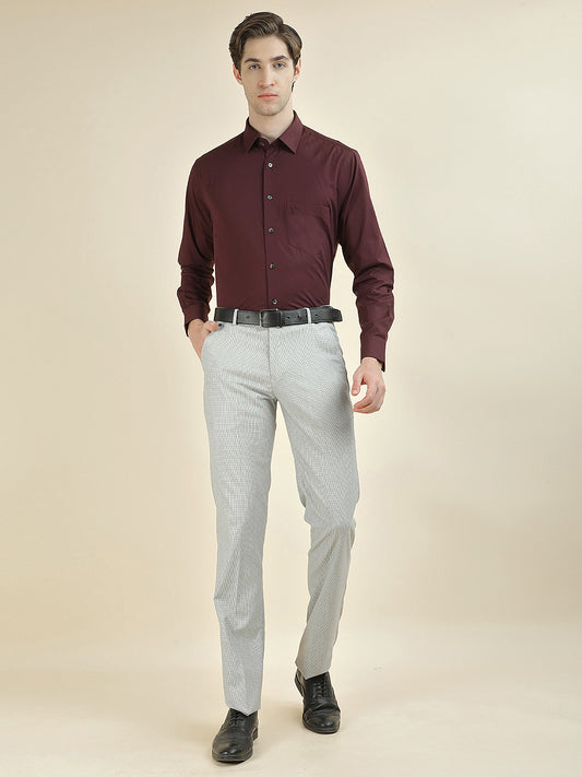 Formal Shirt for Men l Breathable & Soft with Color Fastness Regular Fit Pure Cotton Fabric Solid Pattern