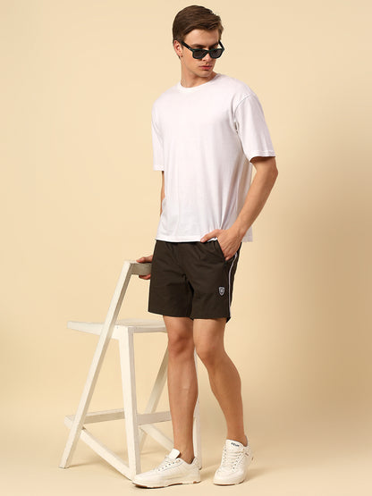 Casual Solid Bermuda for Men l Breathable & Soft with Color Fastness Regular Fit