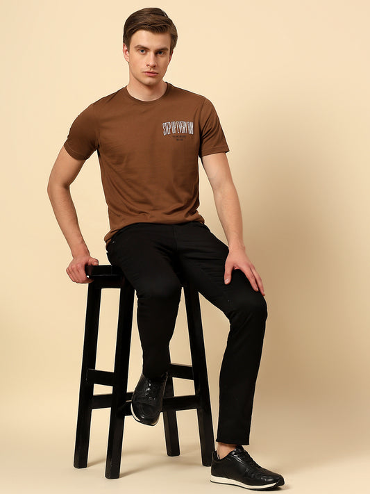 Denim Jeans for Men | Breathable & Soft with Color Fastness Ultra Narrow Poly Cotton Fabric Solid Pattern Button Closure