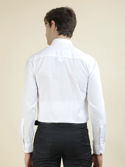 Formal Shirt for Men l Breathable & Soft with Color Fastness Regular Fit Pure Cotton Fabric Solid Pattern