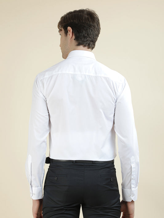 Formal Shirt for Men l Breathable & Soft with Color Fastness Regular Fit Pure Cotton Fabric Solid Pattern