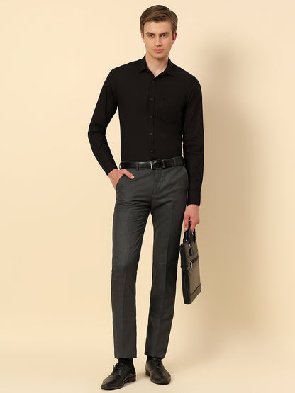 Shirt for Men | Breathable & Soft with Color Fastness Slim Fit Spread Collar Pure Cotton Fabric Solid Pattern