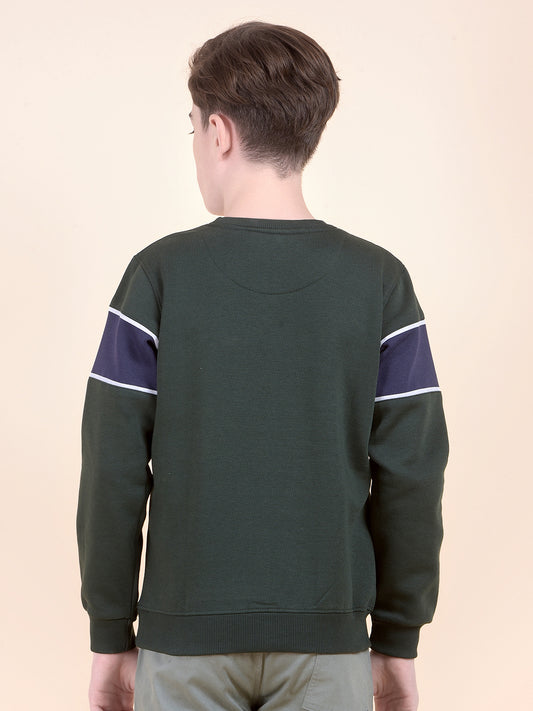 Casual Sweatshirt for Boys l Breathable & Soft with Color Fastness Regular Fit Round Neck Fleece FabricPrinted Pattern (Copy)