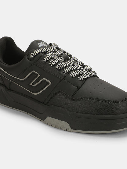 Sneaker Shoes for Men | Lightweight & Comfortable with Cushioned Insole PU (Polyurethane) Upper TPR Sole Lace-Up Closure