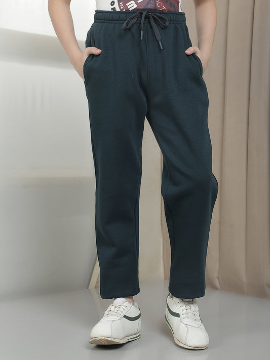 Track Suit for Kids (Boy)| Winter Wear Mock Collar with Full Zipper Upper Fleece Fabric ColourBlock Pattern