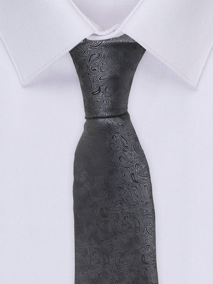 Men's Grey Fashion Broad Tie