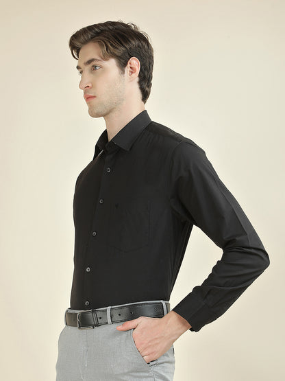 Formal Shirt for Men l Breathable & Soft with Color Fastness Regular Fit Pure Cotton Fabric Solid Pattern