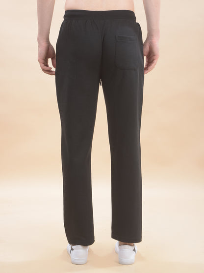 Track Pants for Men l Breathable & Soft with Color Fastness Regular Fit Poly Cotton Solid Pattern Drawstring Closure