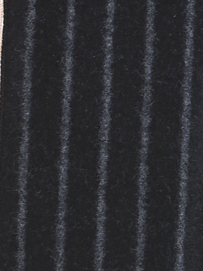 Men Black Striped Winter Warm Casual Muffler