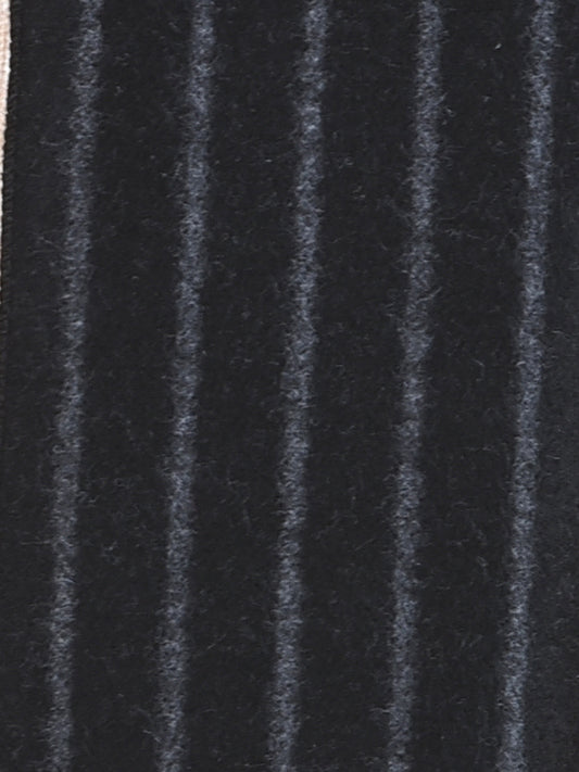 Men Black Striped Winter Warm Casual Muffler