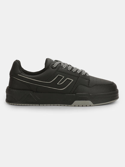 Sneaker Shoes for Men | Lightweight & Comfortable with Cushioned Insole PU (Polyurethane) Upper TPR Sole Lace-Up Closure