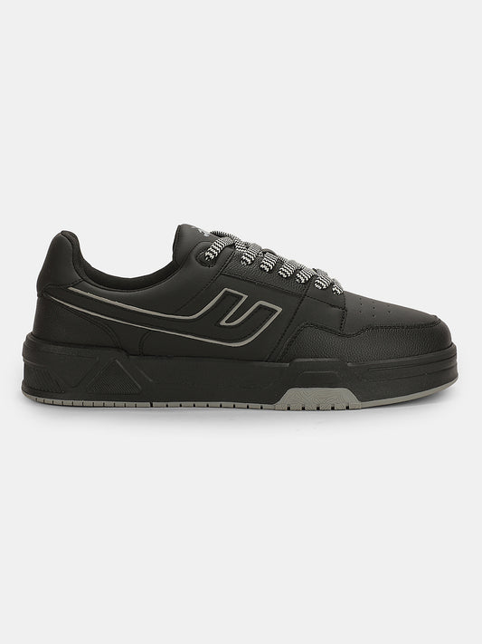 Sneaker Shoes for Men | Lightweight & Comfortable with Cushioned Insole PU (Polyurethane) Upper TPR Sole Lace-Up Closure