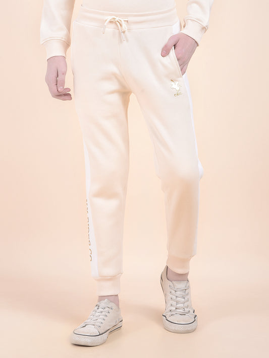 Casual Trackpant for Boys l Breathable & Soft with Color Fastness Regular Fit Fleece Fabric CUT N SEW Pattern Drawstring Closure