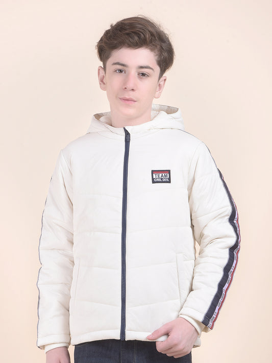 Casual Jacket for Boys l Breathable & Soft with Color Fastness Regular Fit Hooded Neck Nylon Fabric Solid Pattern