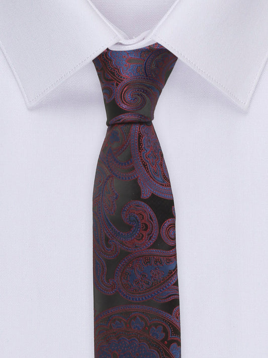 Men's Wine Fashion Broad Tie