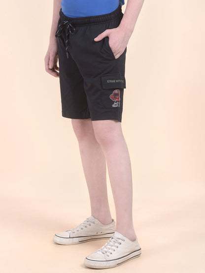 Casual Bermuda for Boys l Breathable & Soft with Color Fastness Regular Fit Poly Cotton Fabric Drawstring Closure Printed Pattern