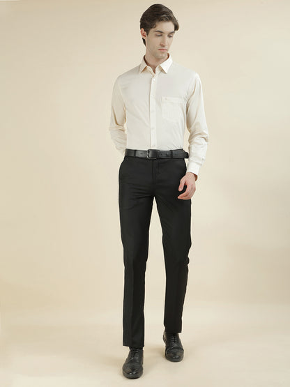 Formal Shirt for Men l Breathable & Soft with Color Fastness Regular Fit Pure Cotton Fabric Solid Pattern