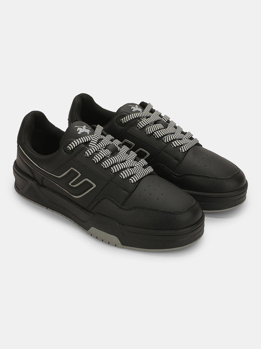 Sneaker Shoes for Men | Lightweight & Comfortable with Cushioned Insole PU (Polyurethane) Upper TPR Sole Lace-Up Closure