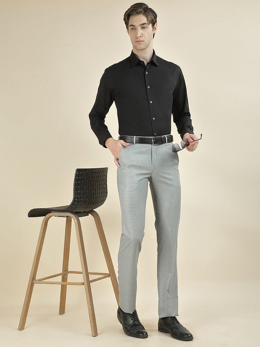 Formal Shirt for Men l Breathable & Soft with Color Fastness Regular Fit Pure Cotton Fabric Solid Pattern