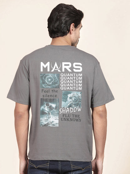T-Shirt for Men | Breathable & Soft with Color Fastness Regular Fit Round Neck Poly Cotton Fabric Printed Pattern