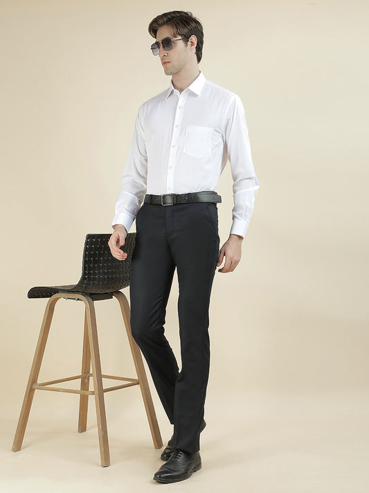 Formal Shirt for Men l Breathable & Soft with Color Fastness Regular Fit Pure Cotton Fabric Solid Pattern