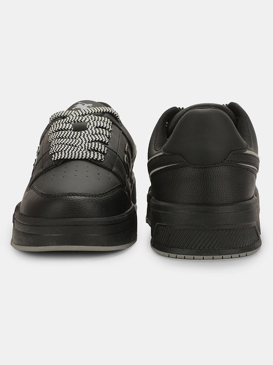 Sneaker Shoes for Men | Lightweight & Comfortable with Cushioned Insole PU (Polyurethane) Upper TPR Sole Lace-Up Closure