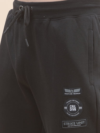 Track Pants for Men l Breathable & Soft with Color Fastness Regular Fit Poly Cotton Solid Pattern Drawstring Closure
