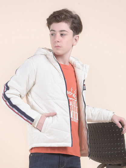 Casual Jacket for Boys l Breathable & Soft with Color Fastness Regular Fit Hooded Neck Nylon Fabric Solid Pattern