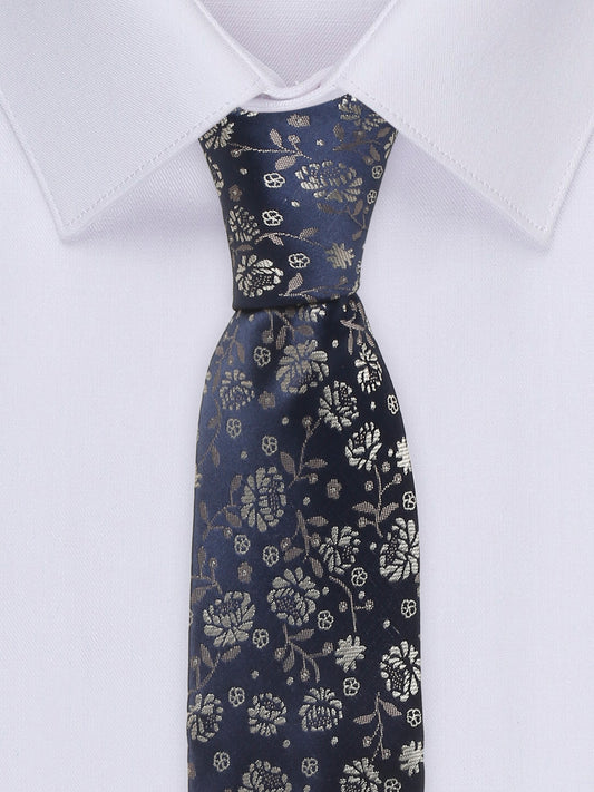 Men's Navy Blue Fashion Broad Tie