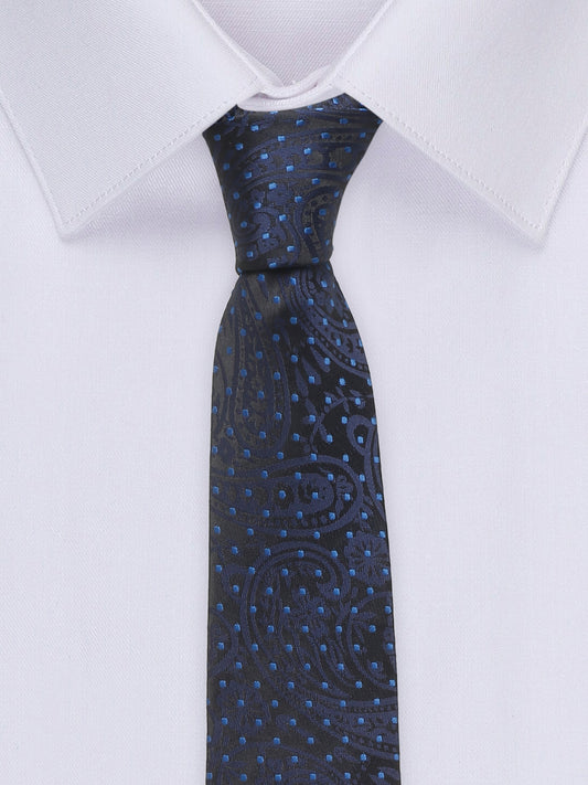 Men's Navy Blue Fashion Broad Tie