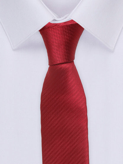 Men's Red Fashion Broad Tie