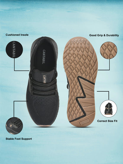 Casual Shoes for Men | Lightweight & Comfortable with Cushioned Insole Flynet Upper Phylon Sole Lace Up Closure