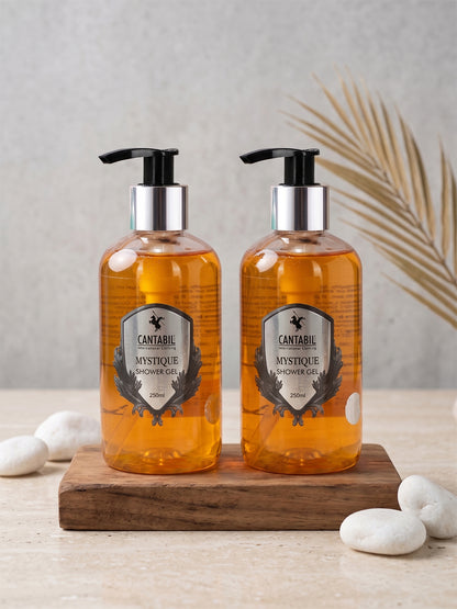 Luxury Mystique Shower Gel for Men & Women | Pack of 2 x 200ml Each | Unisex Bodywash | Deep Cleansing, Hydrating, Moisturising | Suitable for All Skin Types